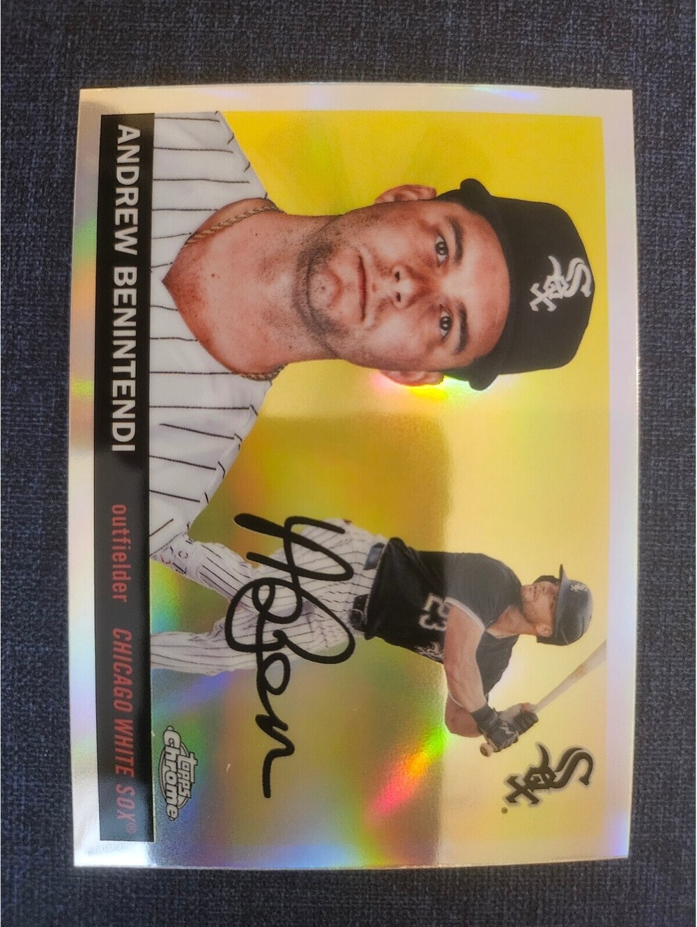 Andrew Benintendi - #98 - 2025 Topps Chrome Platinum 1955 R&S - White Sox